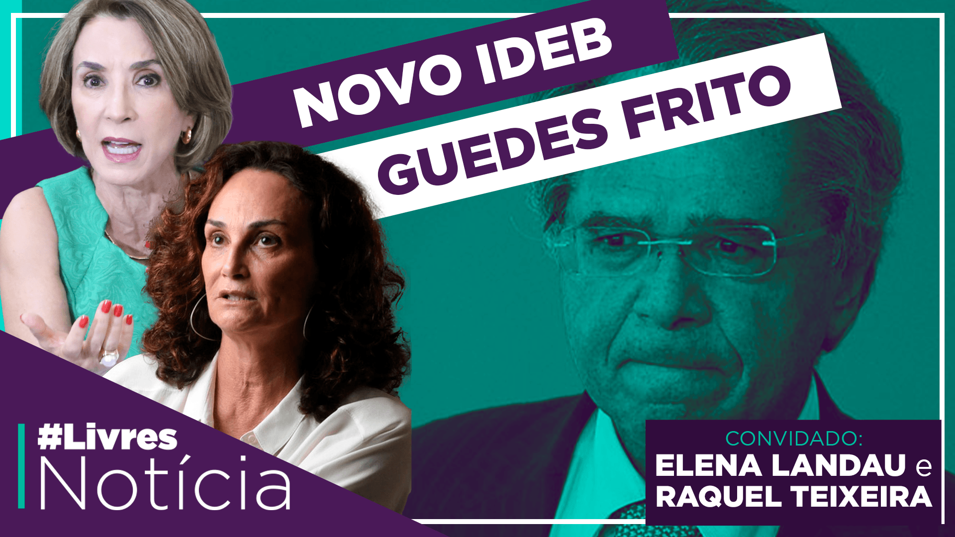 Ideb e Renda Brasil | LivresNoticia com Raquel Teixeira e Elena Landau | AO VIVO – 15/09