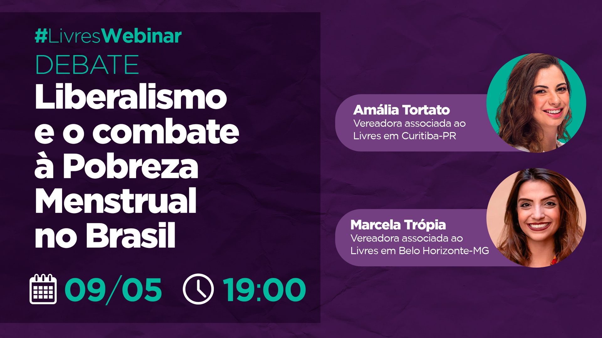 Setorial de Mulheres do Livres promove debate sobre liberdade menstrual no Brasil