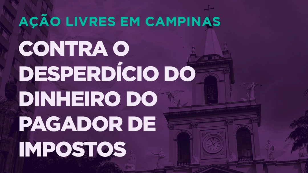 Associados em Campinas promovem ação de conscientização sobre gastos públicos