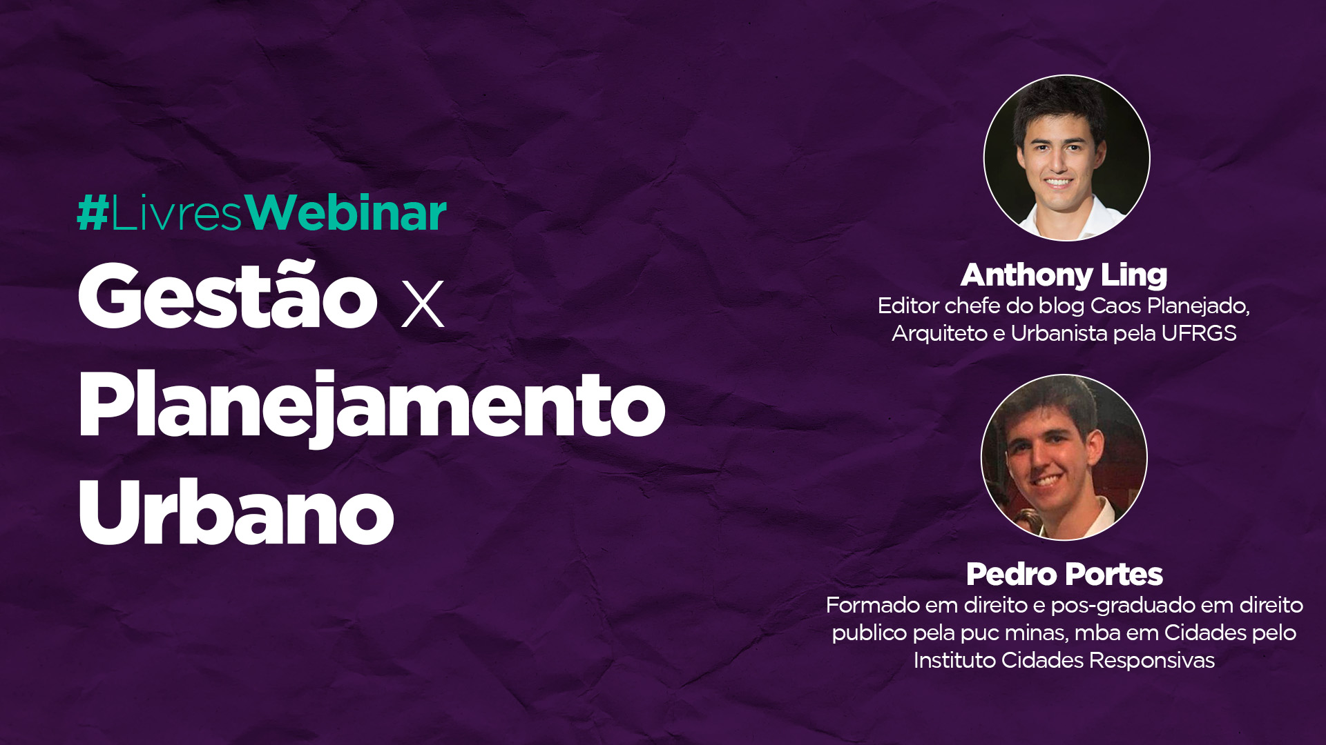 Setorial de Urbanismo e Mobilidade realiza webinar sobre gestão e planejamento urbano