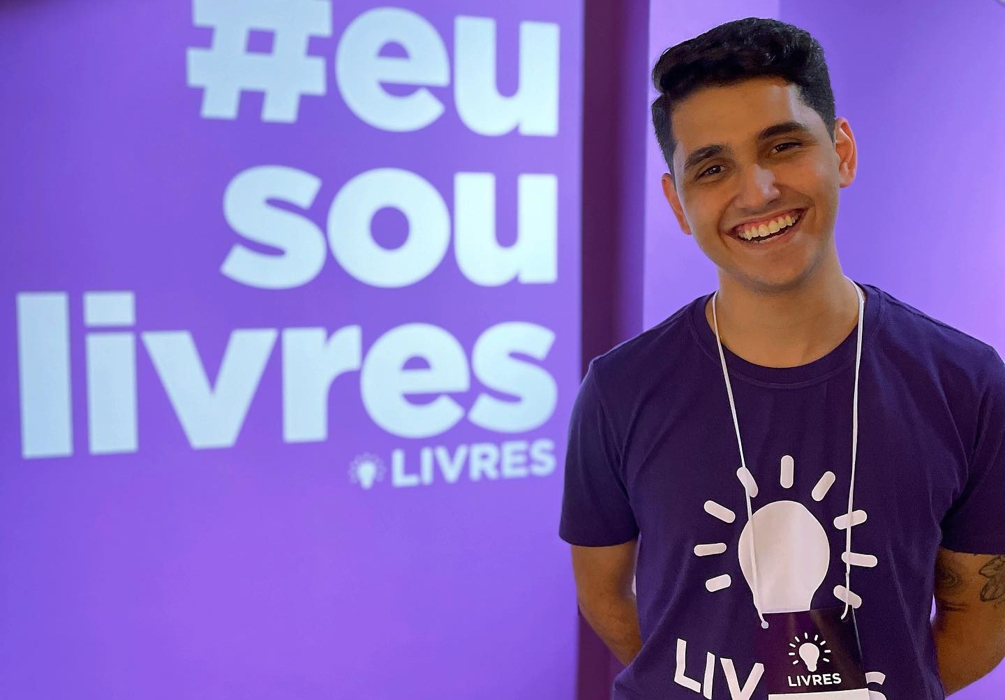 Líder Livres, Fabricio Filho é candidato a conselheiro de juventude em São José dos Campos