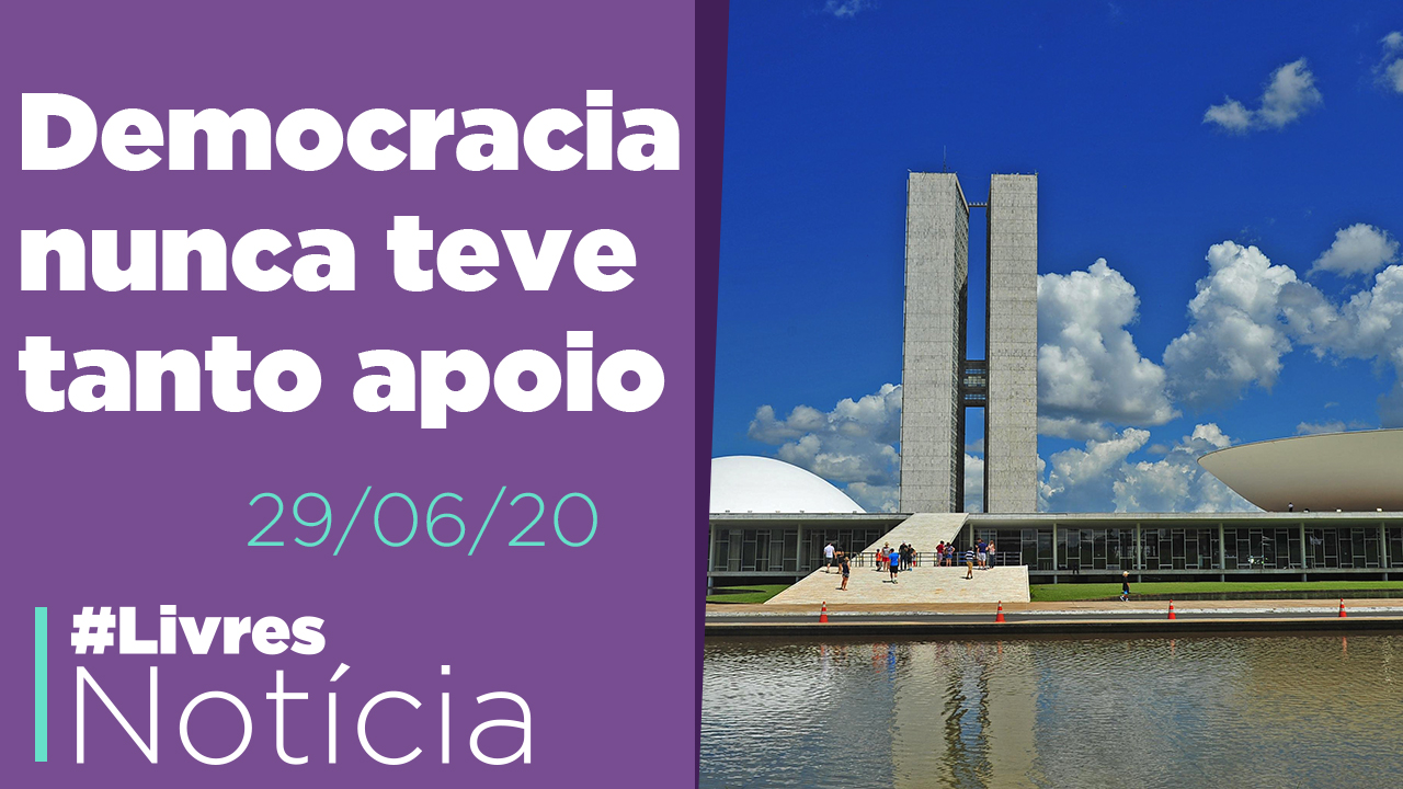 Apoio a democracia, Risco a internet livre, Desperdício de alimentos e Orgulho LGBT