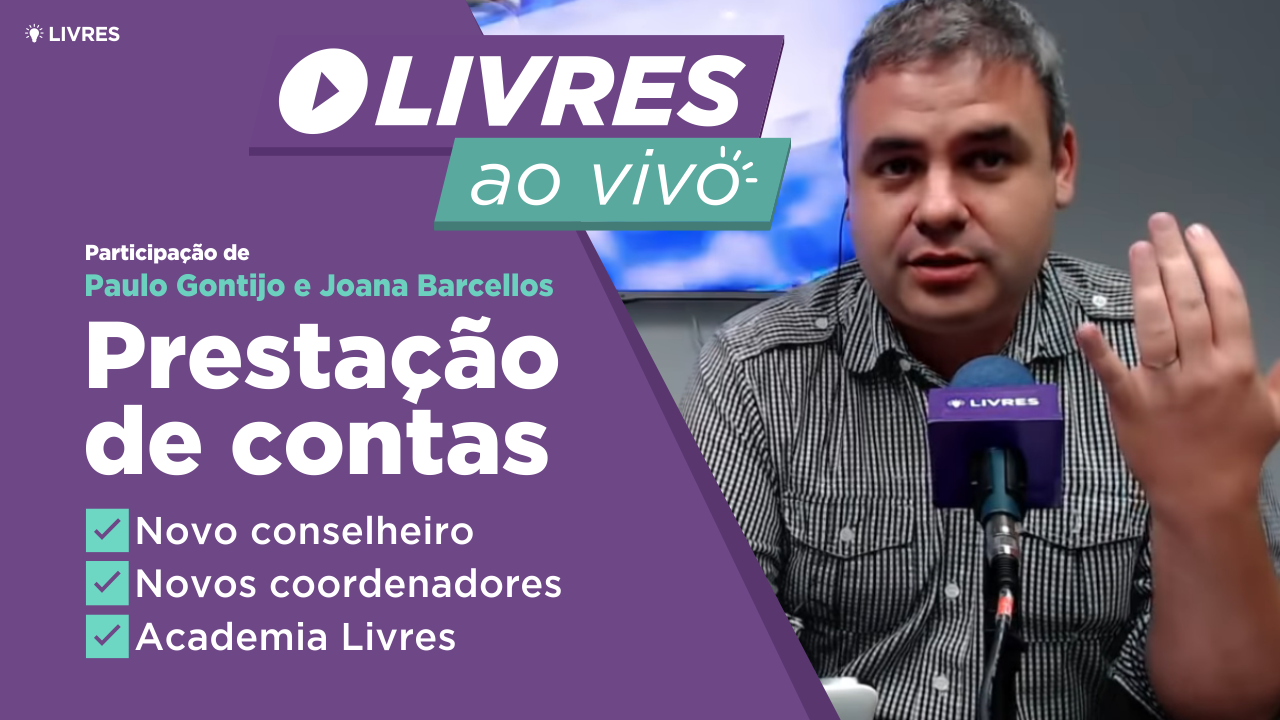 Prestação de contas com o presidente do Livres