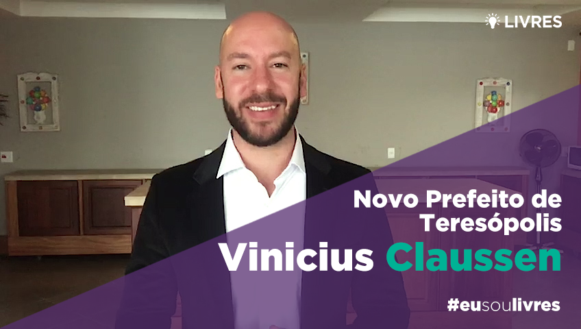 Vinicius Claussen é eleito prefeito de Teresópolis