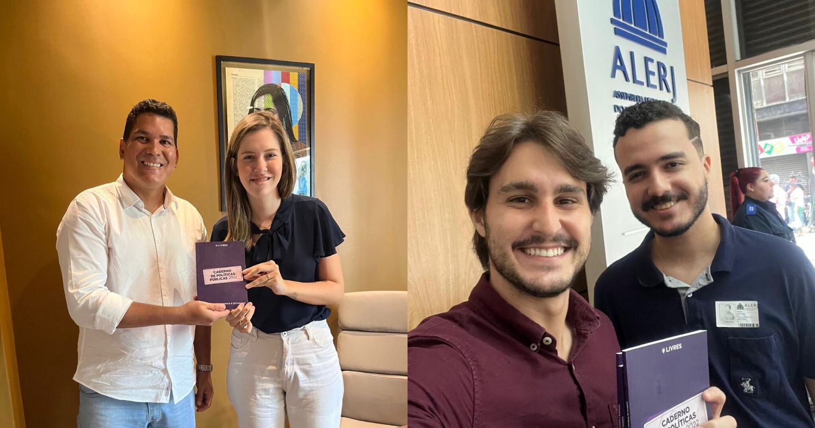 Coordenadores do Livres começam a entrega dos Cadernos de Políticas Públicas pelo Brasil