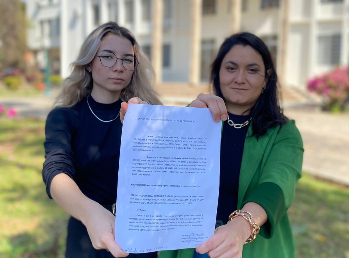 Anne Dias e Domithila Novach conseguem suspensão de evento partidário que seria realizado na UEPG