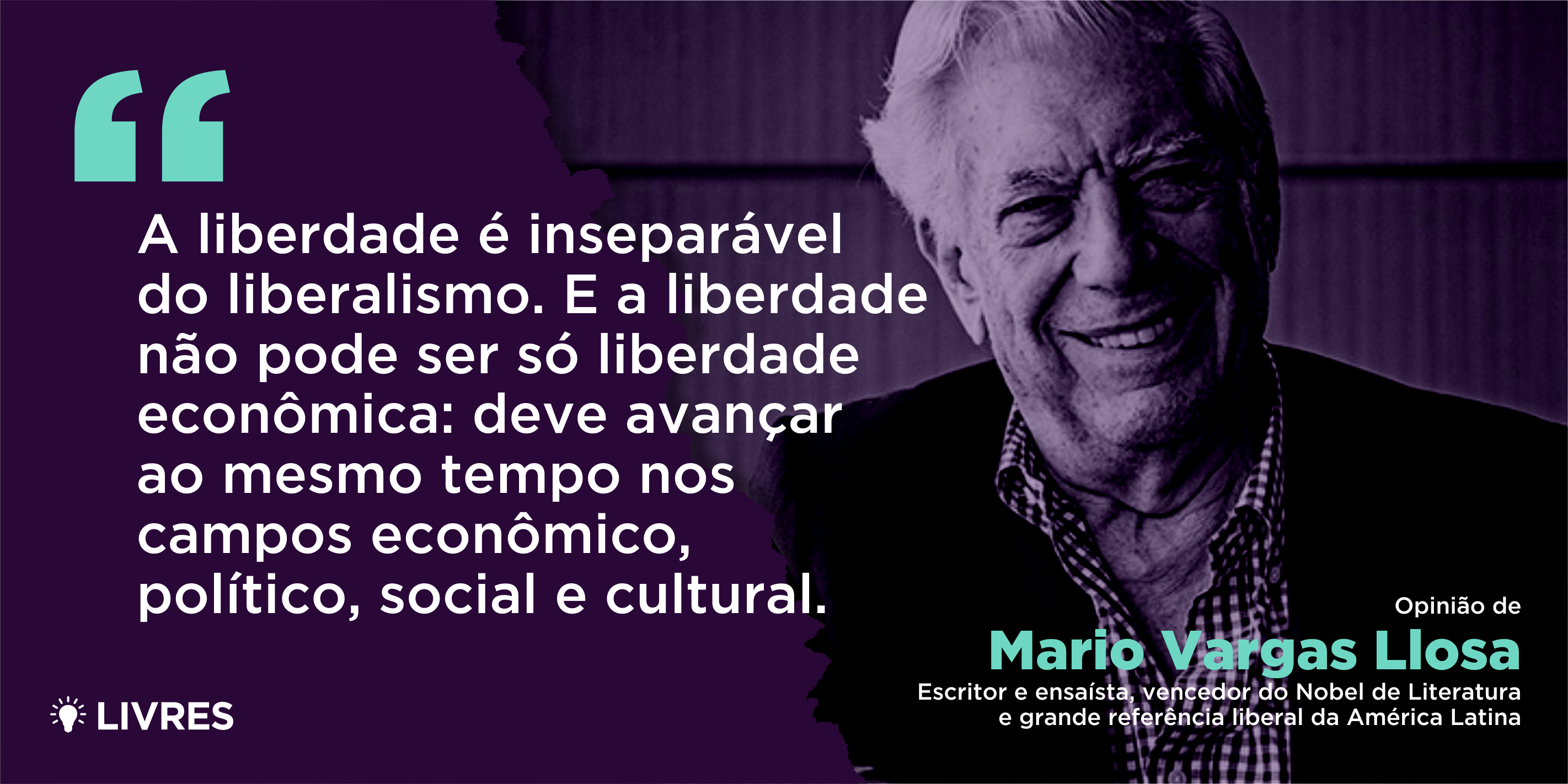 Liberalismo é liberdade: uma verdadeira aula com Mario Vargas Llosa
