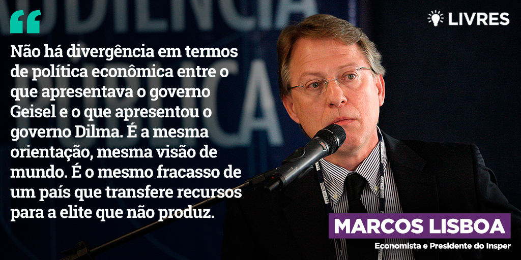 Marcos Lisboa: Dilma repetiu Geisel