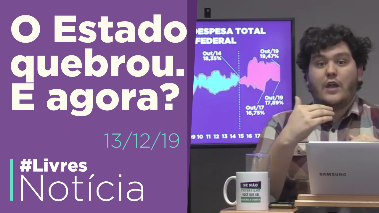 Acabou o dinheiro. 2020 terá menor investimento da história