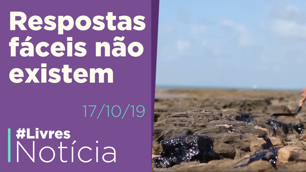 A reação ao desastre do óleo no Nordeste