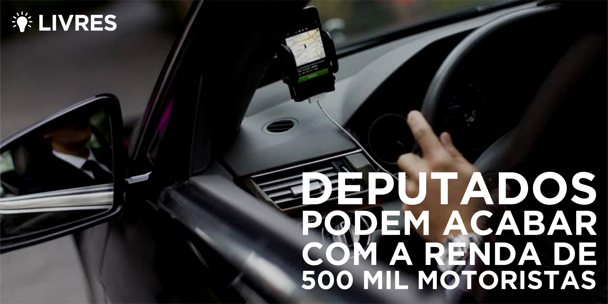 Deputados podem acabar com renda de 500 mil motoristas