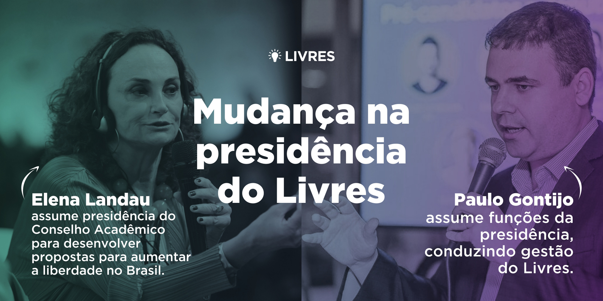 Bancada da Liberdade toma posse. Mudança na presidência do Livres
