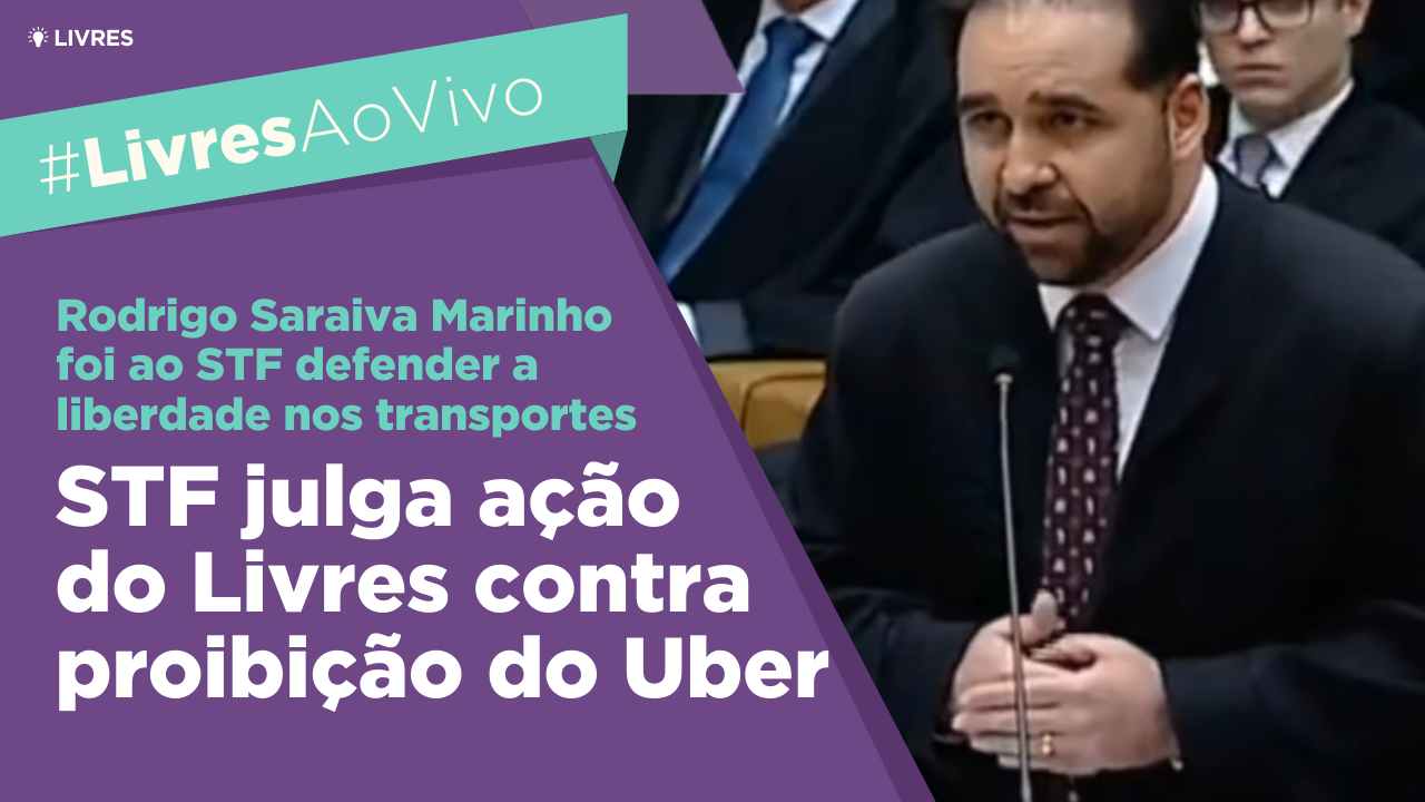 STF inicia julgamento de ação do Livres contra proibição de apps de transporte